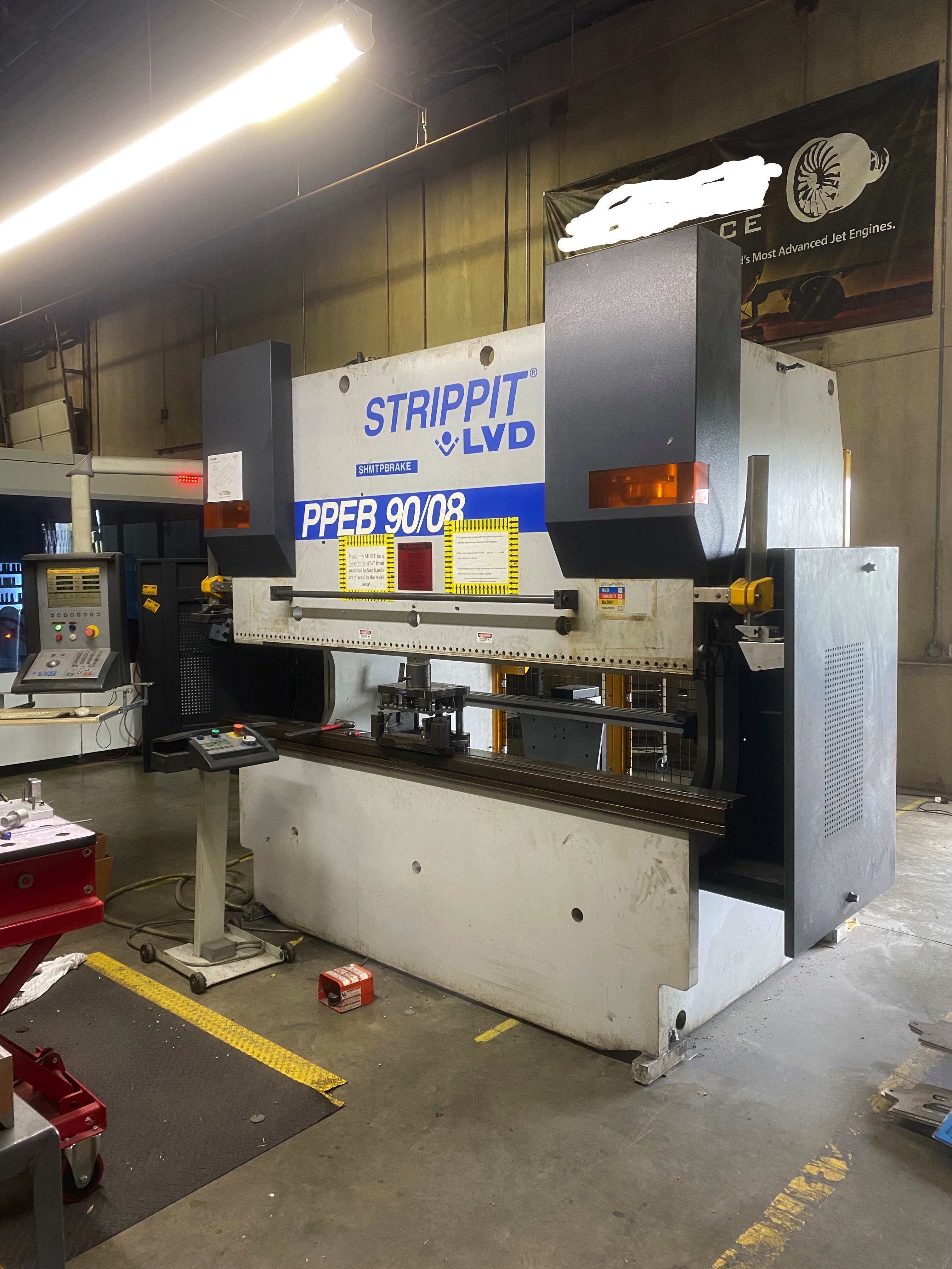 90 Ton X 8' LVD PPEB Cadman CNC Hydraulic Press Brake  